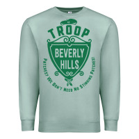 Seafoam troop beverly hills single color Premium Sweatshirt - linhVisuals