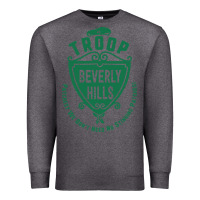 Charcoal Heather troop beverly hills single color Premium Sweatshirt - linhVisuals