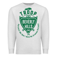 Oatmeal Heather troop beverly hills single color Premium Sweatshirt - linhVisuals