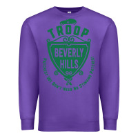 Purple troop beverly hills single color Premium Sweatshirt - linhVisuals