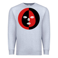 Heather Grey eleggua 2 colors face Premium Sweatshirt - linhVisuals