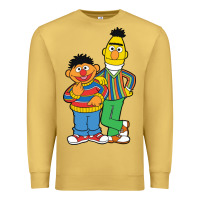 Antique Gold bert and ernie Premium Sweatshirt - linhVisuals