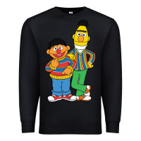Black bert and ernie Premium Sweatshirt - linhVisuals