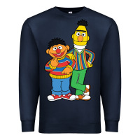 Navy bert and ernie Premium Sweatshirt - linhVisuals