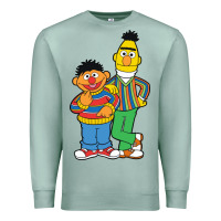Seafoam bert and ernie Premium Sweatshirt - linhVisuals