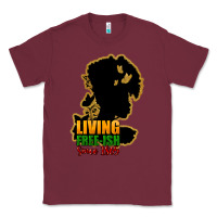 Burgundy Living free-ish since 1865 Classic Tee - HowdyJamesFarm