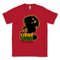 Red Living free-ish since 1865 Classic Tee - HowdyJamesFarm