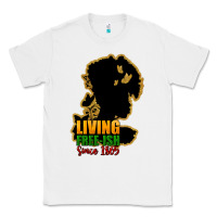 White Living free-ish since 1865 Classic Tee - HowdyJamesFarm