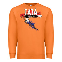 Carrot mens tata croatian father croatia bester papa father's day Premium Sweatshirt - linhVisuals