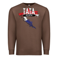 Chestnut mens tata croatian father croatia bester papa father's day Premium Sweatshirt - linhVisuals