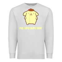 Dove Grey pompompurin character front and back t shirt Premium Sweatshirt - linhVisuals