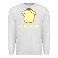 Oatmeal Heather pompompurin character front and back t shirt Premium Sweatshirt - linhVisuals