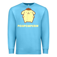 Ocean Blue pompompurin character front and back t shirt Premium Sweatshirt - linhVisuals