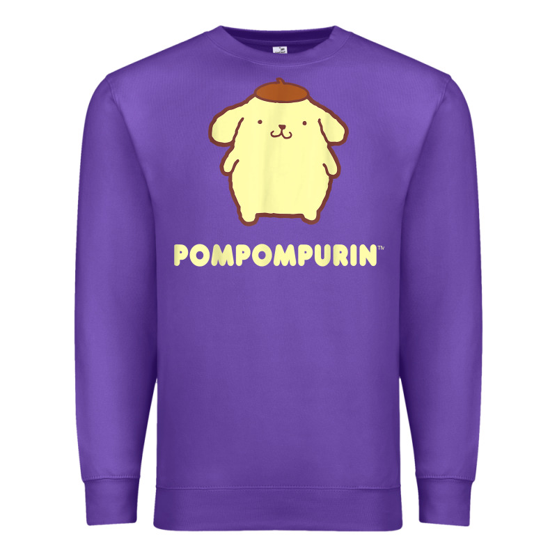 Pompompurin Character Front And Back T Shirt Premium Sweatshirt by linhVisuals | Teevron