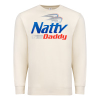 Sandshell mens natty daddy dad bod light humor beer lover father's day Premium Sweatshirt - linhVisuals