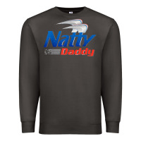 Smoke mens natty daddy dad bod light humor beer lover father's day Premium Sweatshirt - linhVisuals
