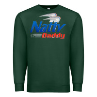 Sports Green mens natty daddy dad bod light humor beer lover father's day Premium Sweatshirt - linhVisuals