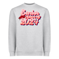 Heather Grey senior class of 2024 Heavyweight Sweatshirt - JahusDesignShop
