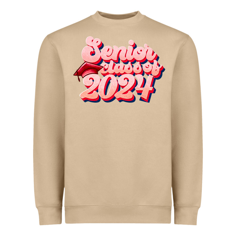 Senior Class Of 2024 Heavyweight Sweatshirt by JahusDesignShop | Teevron
