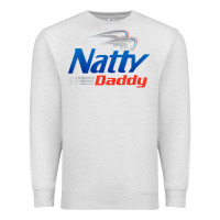 Oatmeal Heather mens natty daddy dad bod light humor beer lover father's day Premium Sweatshirt - linhVisuals