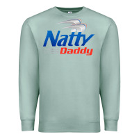 Seafoam mens natty daddy dad bod light humor beer lover father's day Premium Sweatshirt - linhVisuals