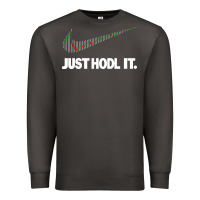 Smoke just hodl it Premium Sweatshirt - linhVisuals