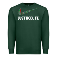Sports Green just hodl it Premium Sweatshirt - linhVisuals
