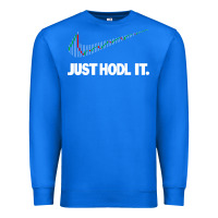 True Royal just hodl it Premium Sweatshirt - linhVisuals