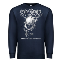 Navy Sepultura The Remains Premium Sweatshirt - linhVisuals