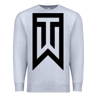 Heather Grey tiger Premium Sweatshirt - linhVisuals