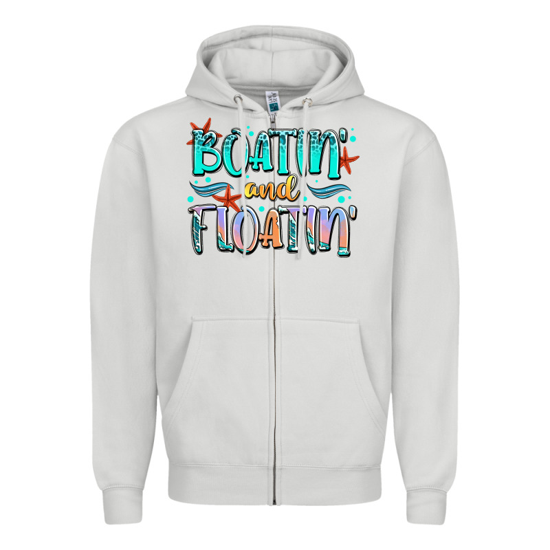 Boatin' And Floatin' Zipper Hoodie by JahusDesignShop | Teevron