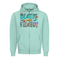 Seafoam boatin' and floatin' Zipper Hoodie - JahusDesignShop