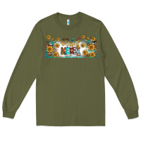 Army Green blessed nurse libbey glass Long Sleeve Tee - BundleAndBundleShop