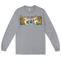 Heather Grey blessed nurse libbey glass Long Sleeve Tee - BundleAndBundleShop