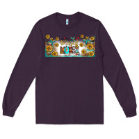 Plum blessed nurse libbey glass Long Sleeve Tee - BundleAndBundleShop