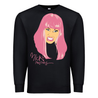 Black nicki Premium Sweatshirt - linhVisuals