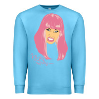 Ocean Blue nicki Premium Sweatshirt - linhVisuals