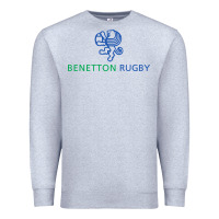 Heather Grey benetton rugby Premium Sweatshirt - linhVisuals