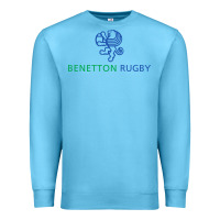 Ocean Blue benetton rugby Premium Sweatshirt - linhVisuals