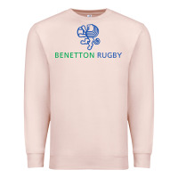 Pale Pink benetton rugby Premium Sweatshirt - linhVisuals