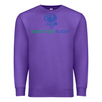Purple benetton rugby Premium Sweatshirt - linhVisuals