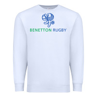 White benetton rugby Premium Sweatshirt - linhVisuals