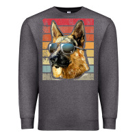 Charcoal Heather retro vintage german shepherd german shepherd dog gift Premium Sweatshirt - linhVisuals