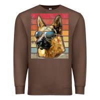 Chestnut retro vintage german shepherd german shepherd dog gift Premium Sweatshirt - linhVisuals