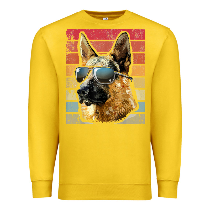 Retro Vintage German Shepherd German Shepherd Dog Gift Premium Sweatshirt by linhVisuals | Teevron