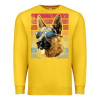 Lemon retro vintage german shepherd german shepherd dog gift Premium Sweatshirt - linhVisuals