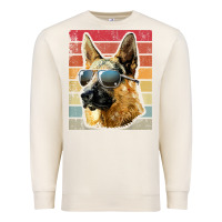 Sandshell retro vintage german shepherd german shepherd dog gift Premium Sweatshirt - linhVisuals