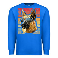 True Royal retro vintage german shepherd german shepherd dog gift Premium Sweatshirt - linhVisuals