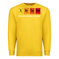Lemon sarcasm elements of humor periodic table graphic Premium Sweatshirt - linhVisuals