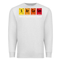 Oatmeal Heather sarcasm elements of humor periodic table graphic Premium Sweatshirt - linhVisuals